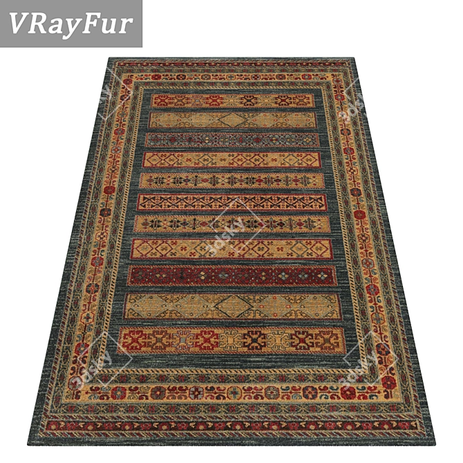 Title: 1981 Carpets Set 3D model image 2