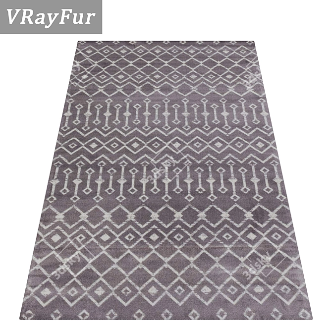 High-Quality Carpet Set 3D model image 2