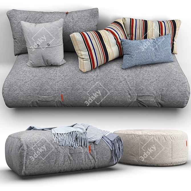 Cozy Bliss: TrimmCopenhagen's Ultimate Comfort Set 3D model image 4