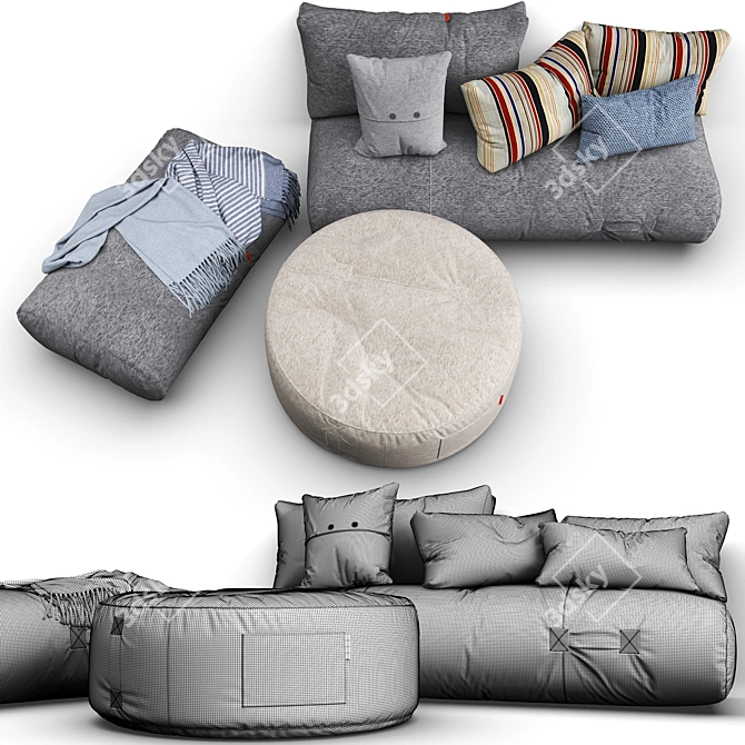Cozy Bliss: TrimmCopenhagen's Ultimate Comfort Set 3D model image 5
