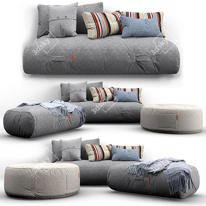 Cozy Bliss: TrimmCopenhagen's Ultimate Comfort Set 3D model image 8