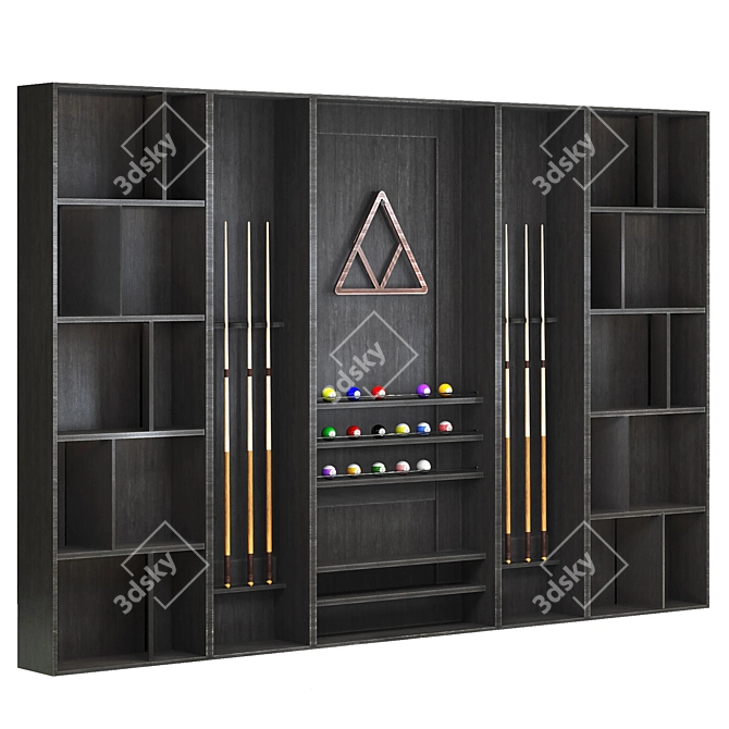 Ultimate Billiard Room Set 3D model image 2