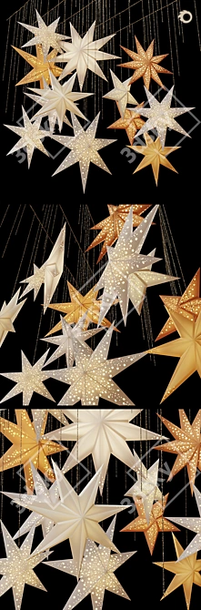 Swedish Stars Decor Set 3D model image 7