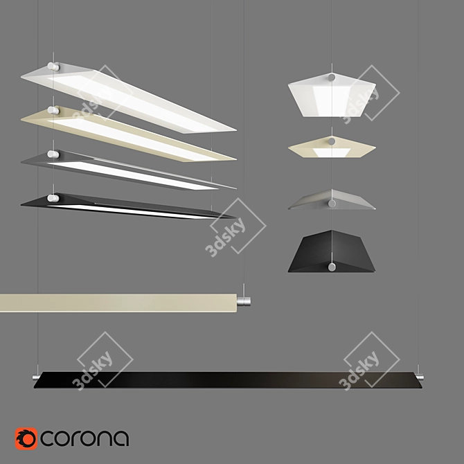 Versatile Hanging Lamp | FIENILE 3D model image 1