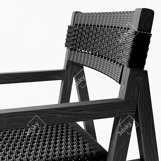 Elegant 3Chair: Perfect Functionality 3D model image 3