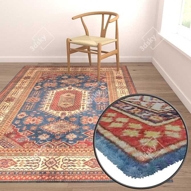 Luxury Carpet Set 1988 3D model image 5