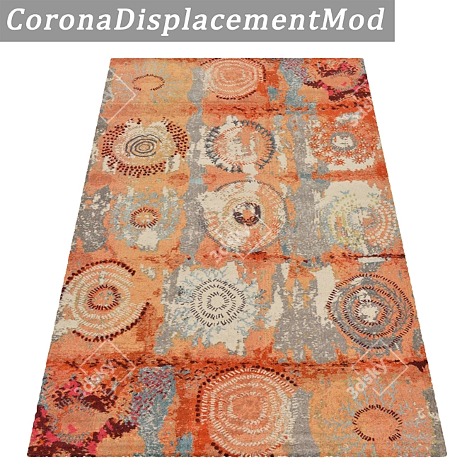 Luxury Carpets Set - High-Quality Textures 3D model image 4