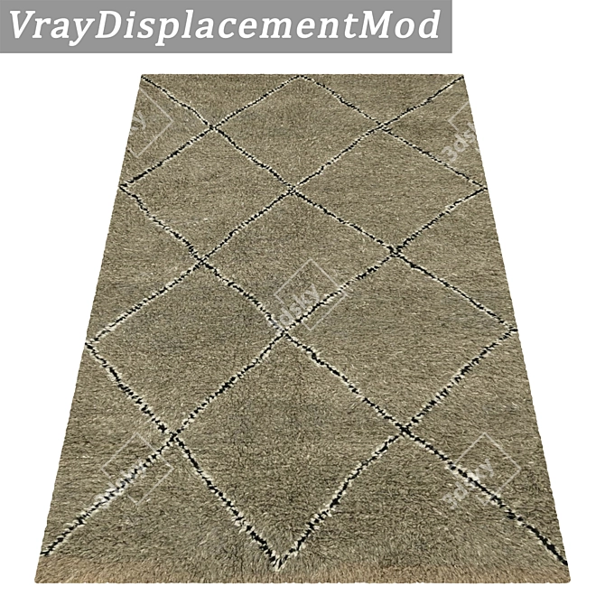 Luxury Carpet Set: High-Quality Textures for Stunning Renders 3D model image 3