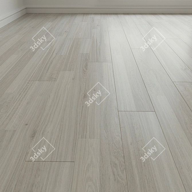 Laminate Parquet Board - Elegant and Versatile 3D model image 1