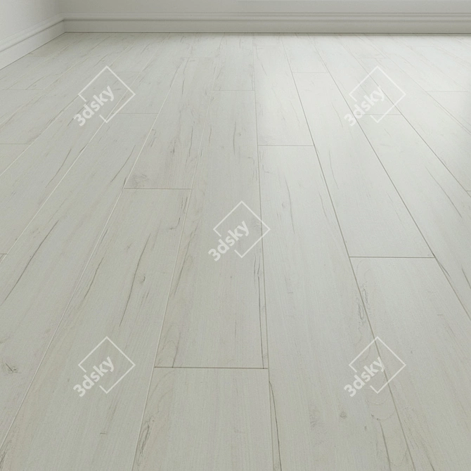 Laminate Parquet Board 13: Versatile and High-Quality Flooring 3D model image 1