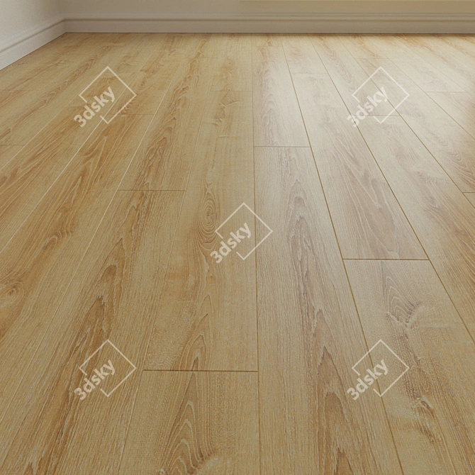 Versatile Laminate Parquet Board 3D model image 1