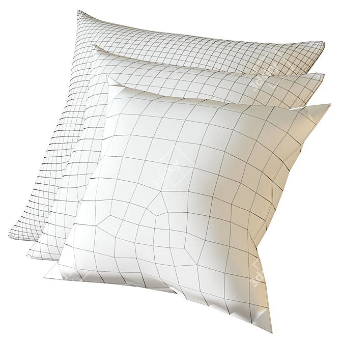 Renwil Pillow Set - 5 Stylish Designs 3D model image 1
