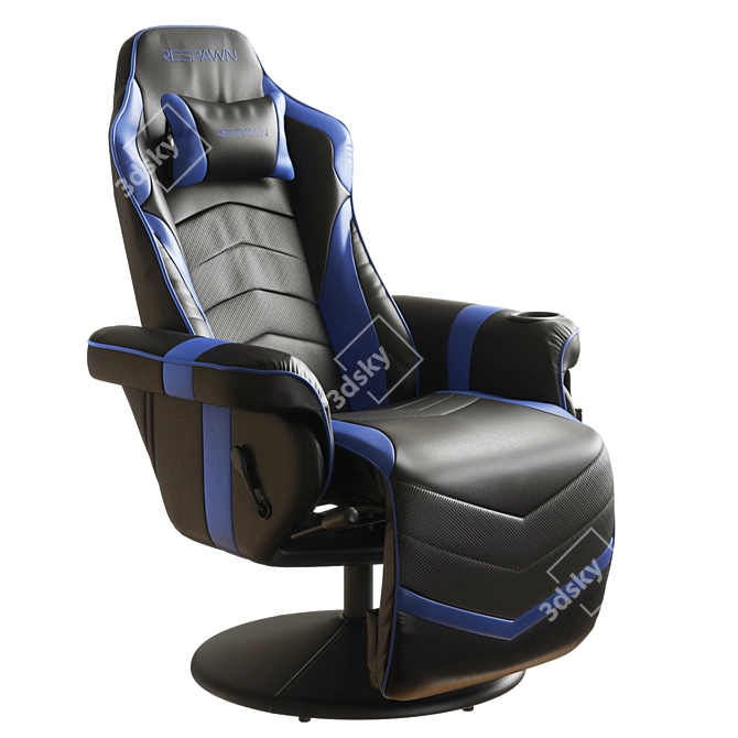 RESPAWN RSP 900 BLUE: Ultimate Gaming Recliner 3D model image 2