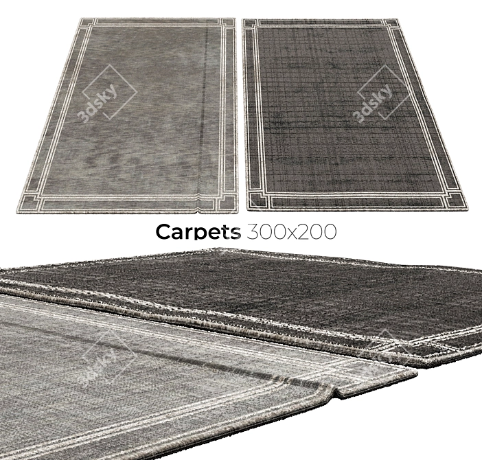 Cozy Home Carpets 3D model image 1