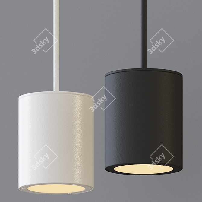 Lamar Pendant: Modern Elegance 3D model image 1