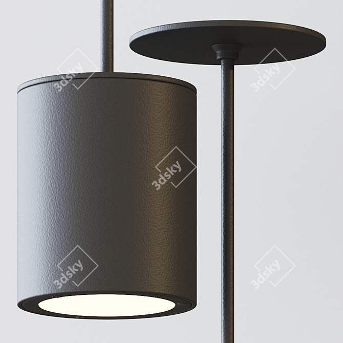 Lamar Pendant: Modern Elegance 3D model image 3