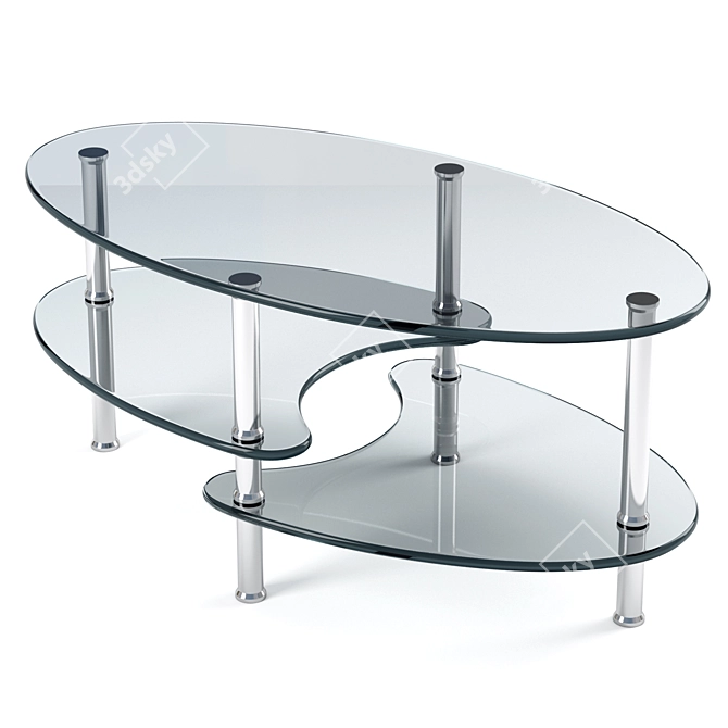 Modern Ryan Rove Coffee Table 3D model image 2