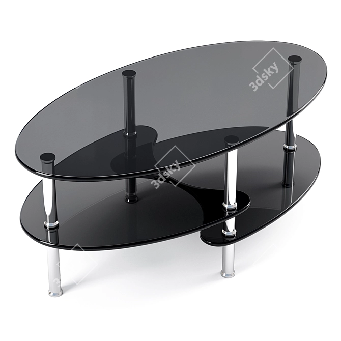 Modern Ryan Rove Coffee Table 3D model image 4