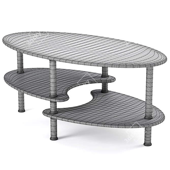 Modern Ryan Rove Coffee Table 3D model image 1