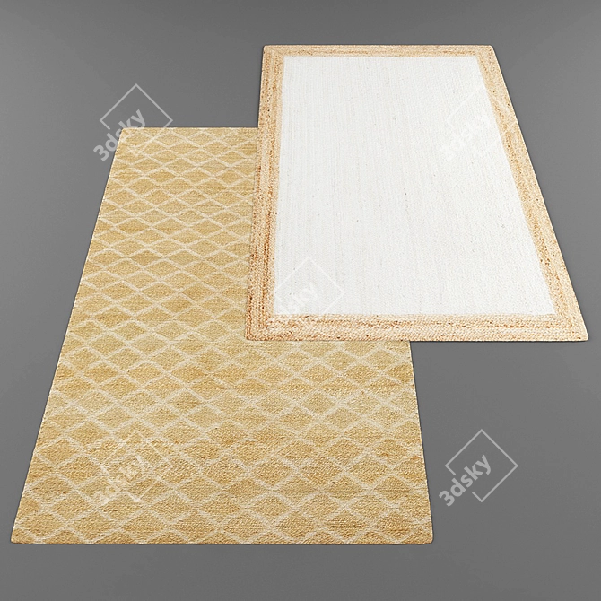 Modern Style Rug Collection 3D model image 3