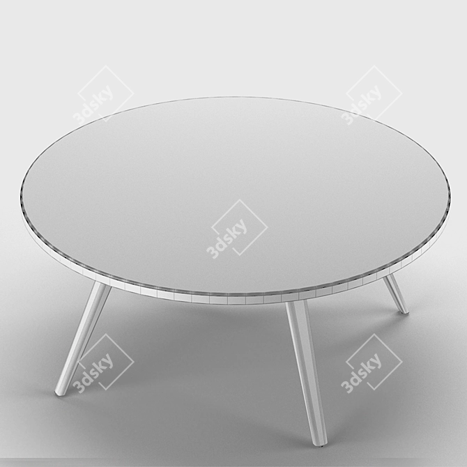 Angel Cerda Round Coffee Table 3D model image 2