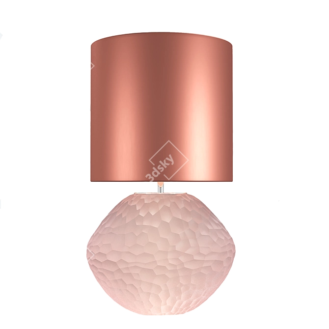 Blush Amber Table Lamp - Atacama 3D model image 1