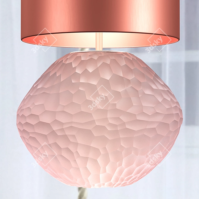 Blush Amber Table Lamp - Atacama 3D model image 2