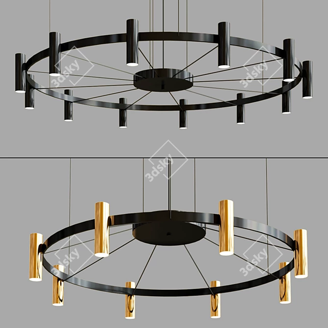 Laverd Wheel Suspension Lights 3D model image 3