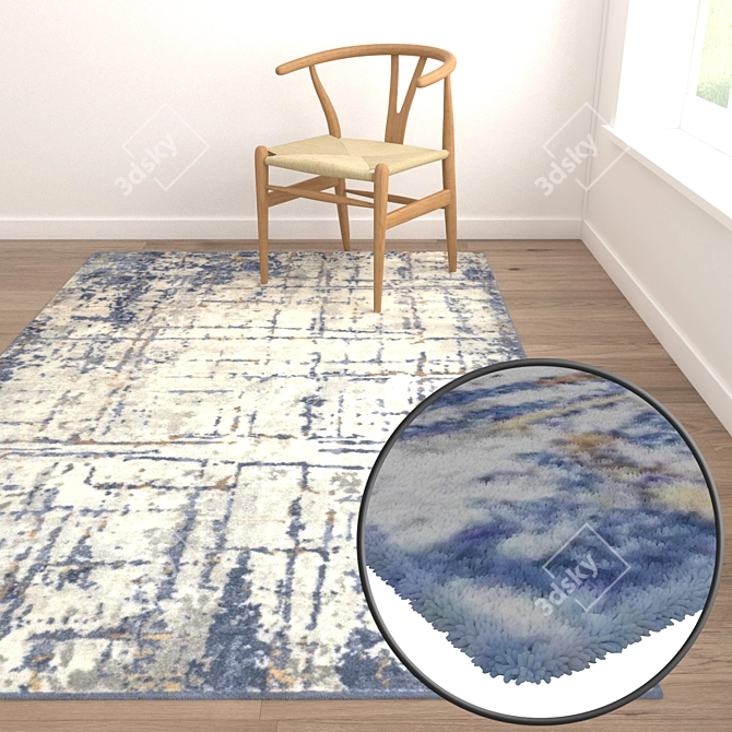 Luxury Carpet Set 1992 3D model image 5