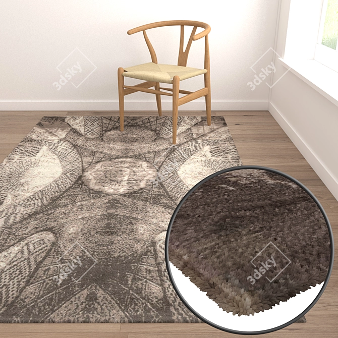 High-Quality Carpet Set - Enhance Your Interior 3D model image 5