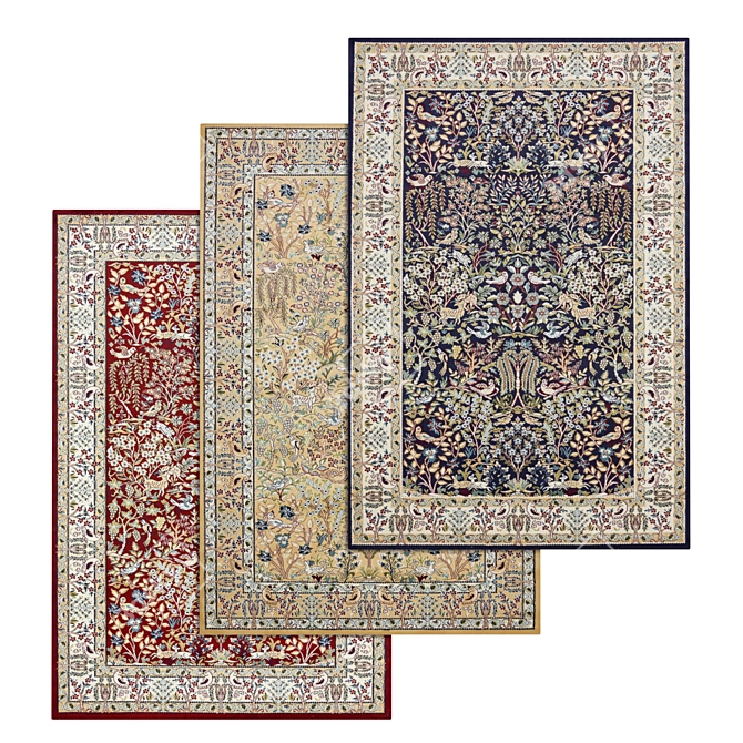 Luxury Carpet Set 1998 3D model image 1