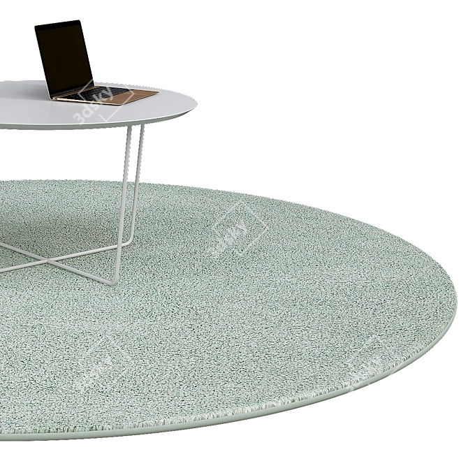 Elegant Round Rugs | No. 101 3D model image 2