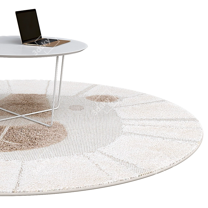 Elegant Circular Rugs | No. 102 3D model image 2