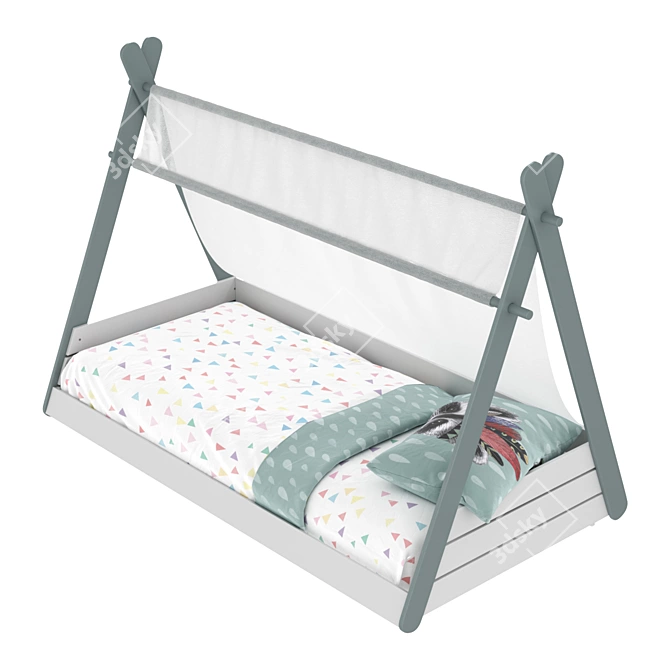 Siffroy Children's Bed - Stylish & Spacious 3D model image 1