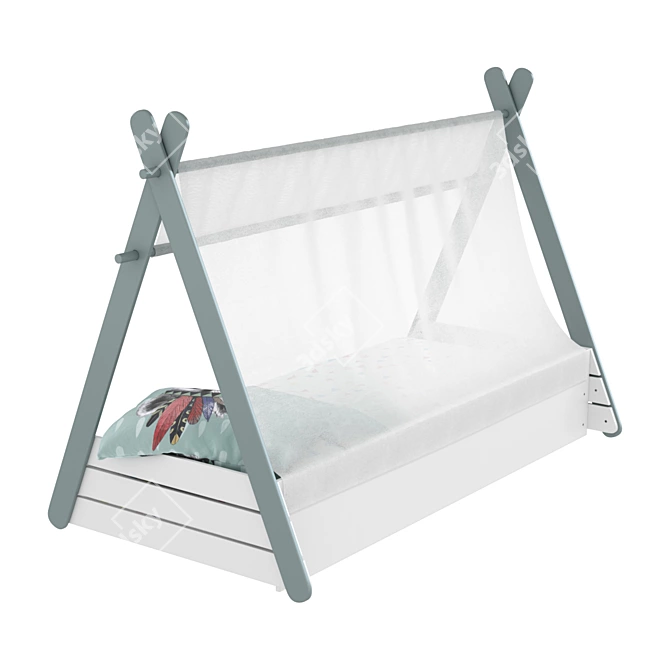 Siffroy Children's Bed - Stylish & Spacious 3D model image 4