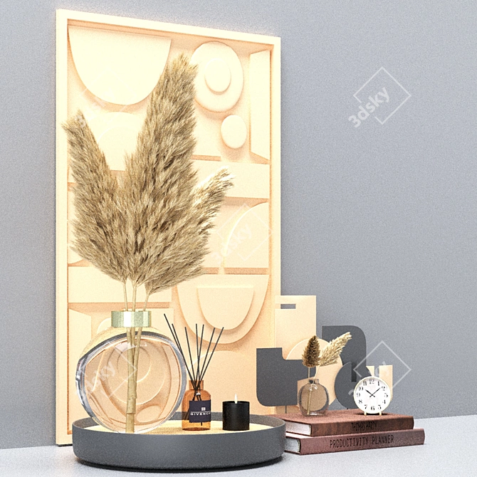 Elegant Decor Set for Any Space 3D model image 2