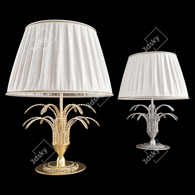 Dune Brass Table Lamp 3D model image 1