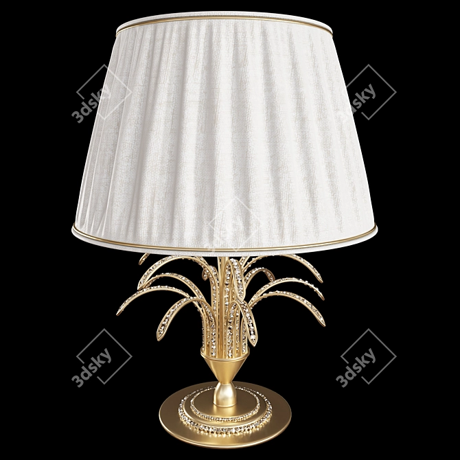 Dune Brass Table Lamp 3D model image 2