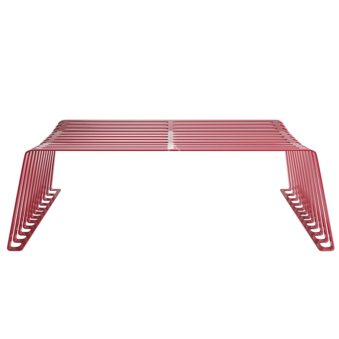 Linea Metal Bench | Alberto Ghirardell Design 3D model image 1