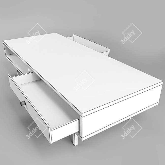 Sleek Bios Coffee Table 3D model image 3