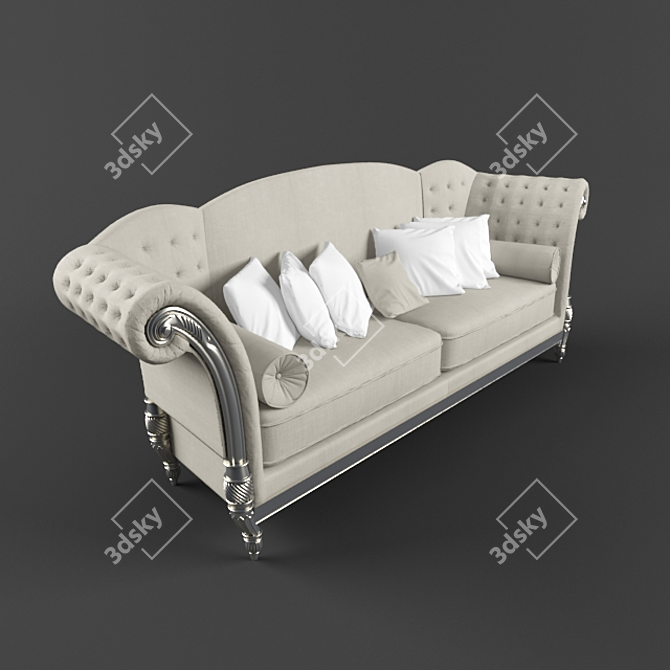 Comfort Max Sofa 3D model image 1