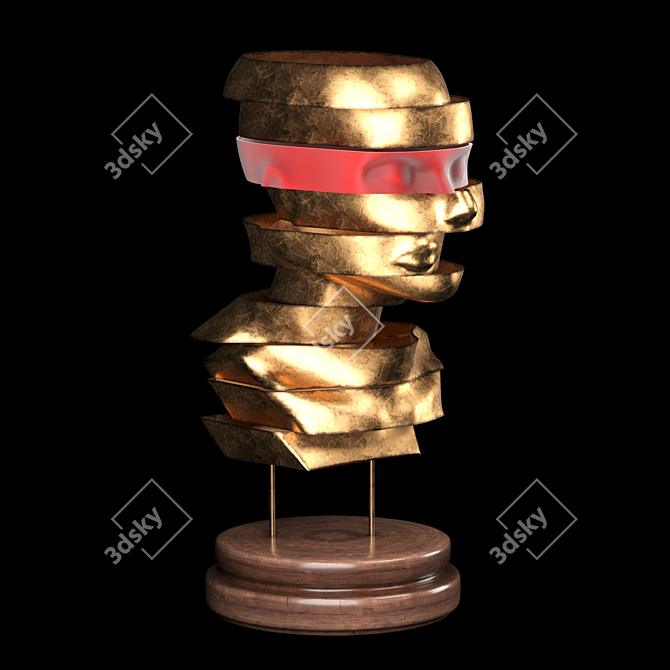 Sculpted Sliced Bust 2015 3D model image 3