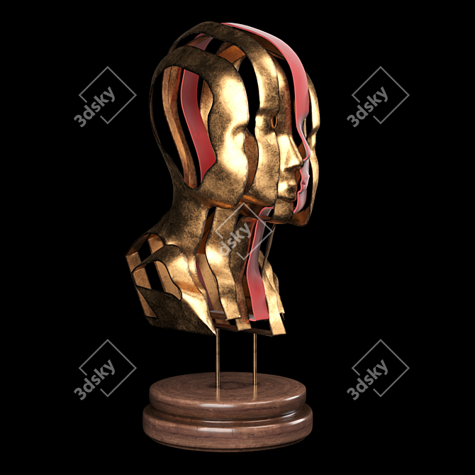 Sculpted Sliced Bust 2015 3D model image 4