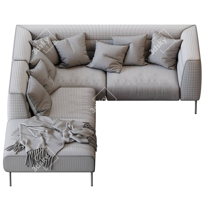 Botero Zanotta Modern Sofa 3D model image 5