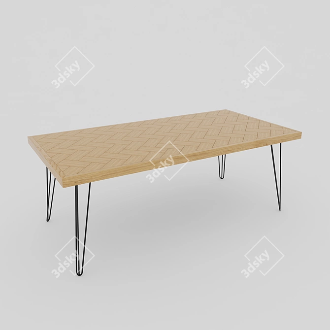 Modern Maidstone Coffee Table Actona 3D model image 1