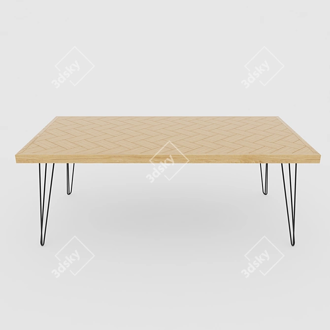 Modern Maidstone Coffee Table Actona 3D model image 2