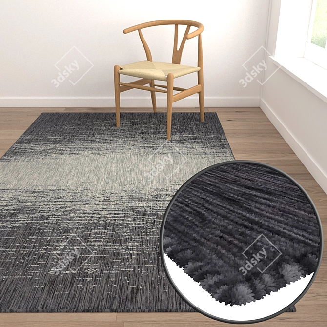 Luxurious Carpet Set - High Quality Textures 3D model image 5