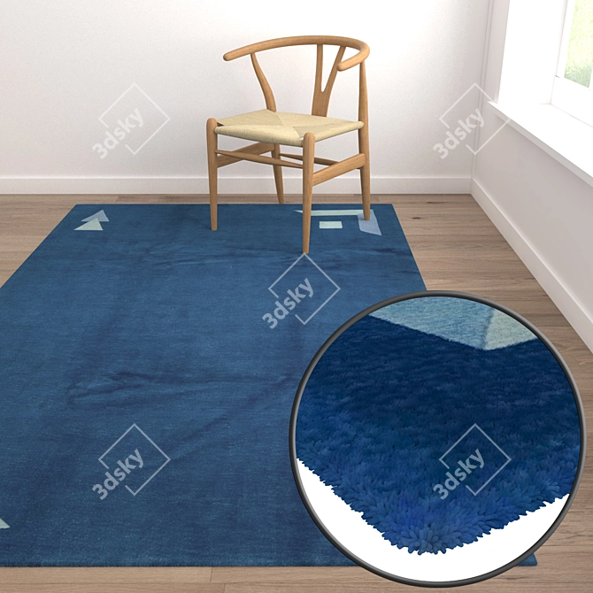 Versatile Carpet Set: High-Quality Textures & Multiple Rendering Options 3D model image 5