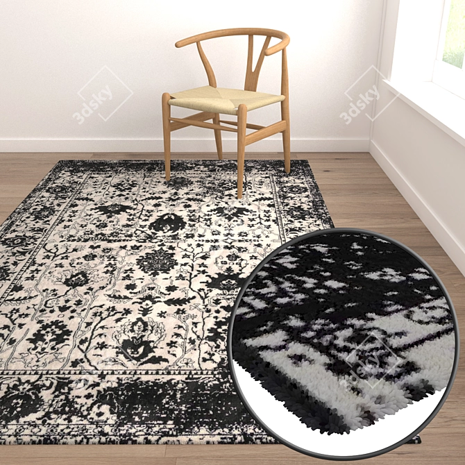 2004 Carpets Set - High-Quality, Versatile Textures 3D model image 5