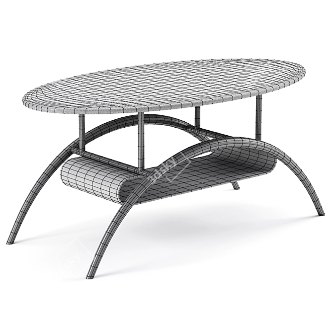 Sleek Ryan Rove Cleveland Coffee Table 3D model image 3